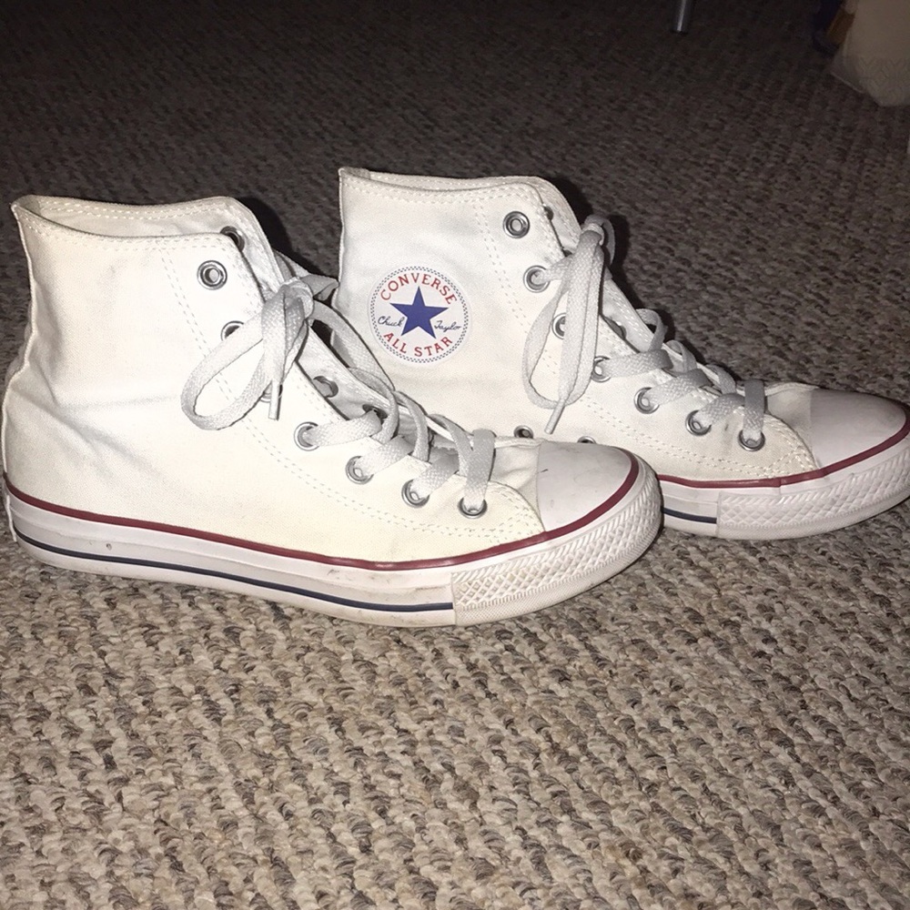 White high top converse
